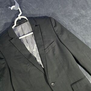Topman Blazer Jacket Modern‎ Fit Black Business Casual Size 38